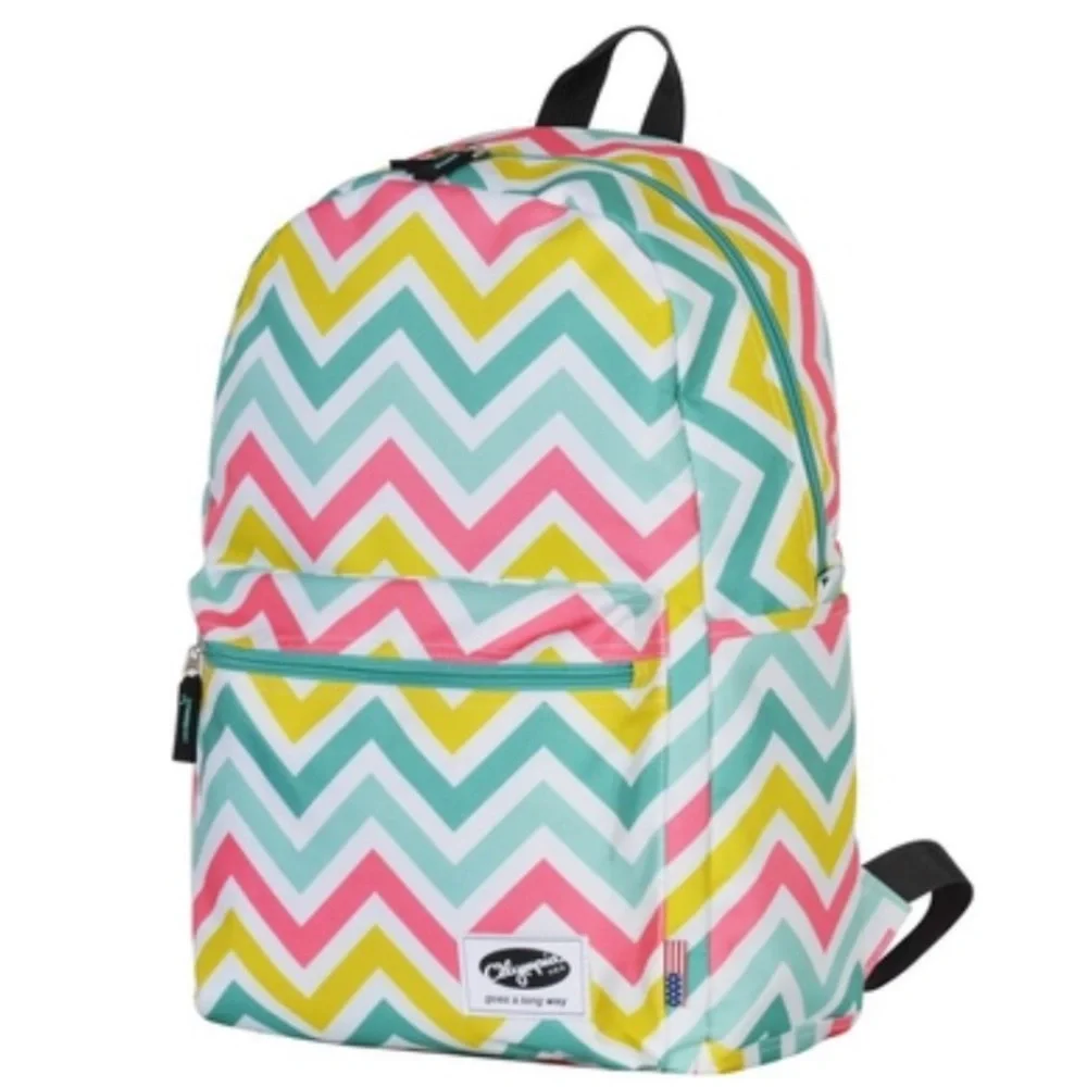 NWT Olympia 18” Laptop Travel Outdoors School Backpack - Milti-color